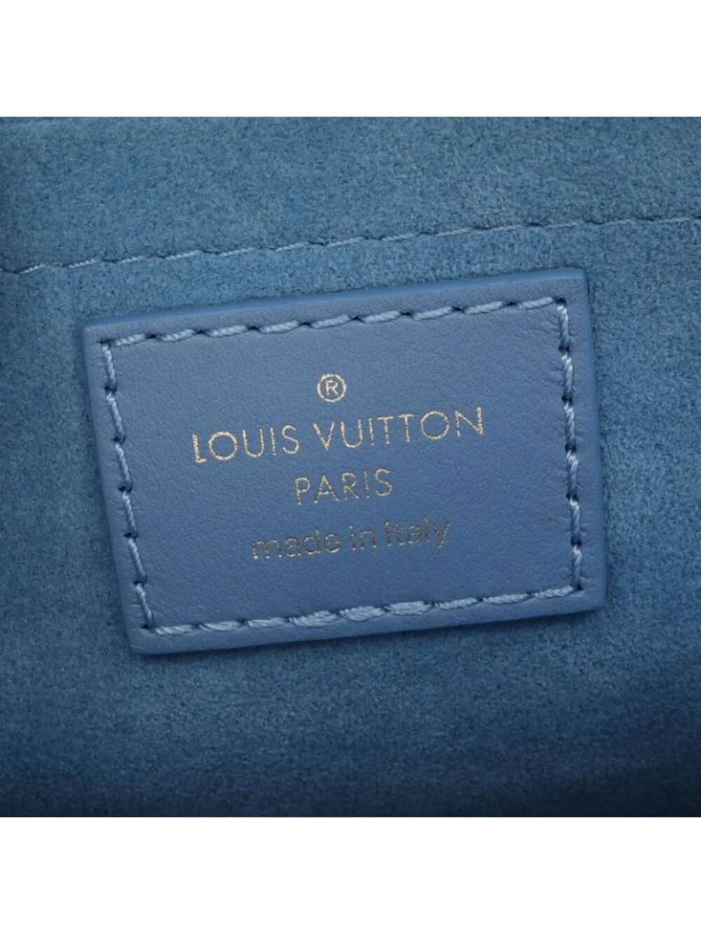 Louis Vuitton Shoulder Bag New Wave Chain MM 2-Way Denim Leather